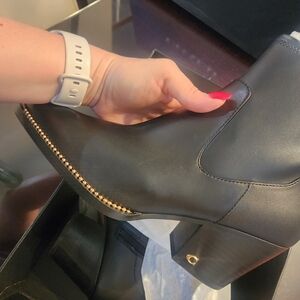 Coach Pell Leather Bootie NIB